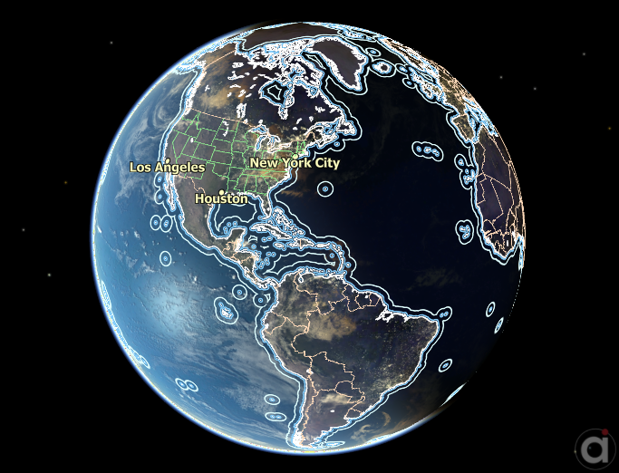 Sample 3D View in FreeFlyer
